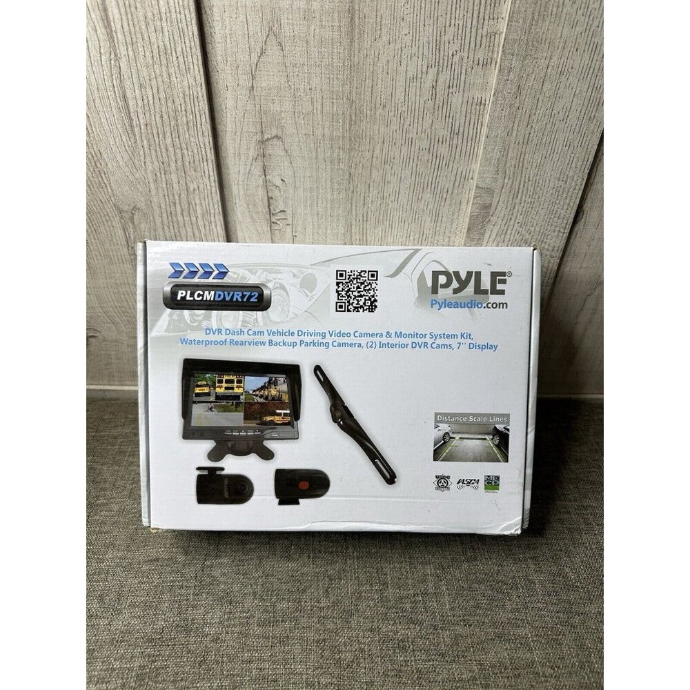 Pyle PLCMDVR72 DVR Vehicle Driving Video Camera & Monitor System Kit 7 inch